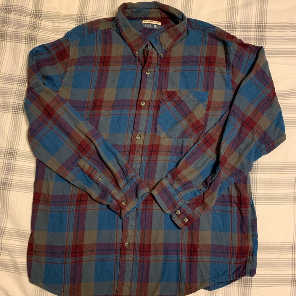 Men’s Magellan Button Up Fleece Long Sleeve